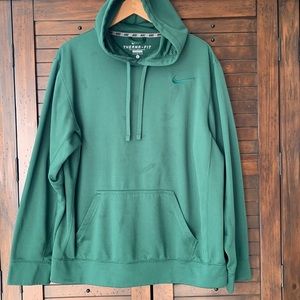 Nike bright green 80s fabulous poly hoodie